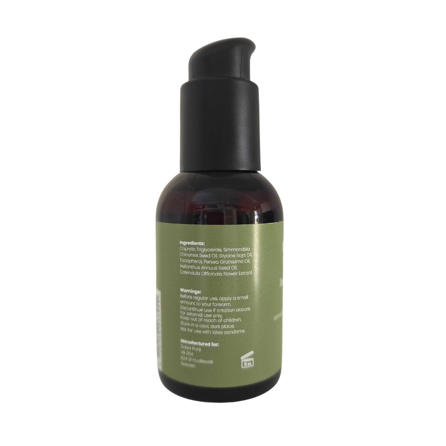 Dalya Pure intimolja 100 ml – ingredienslista